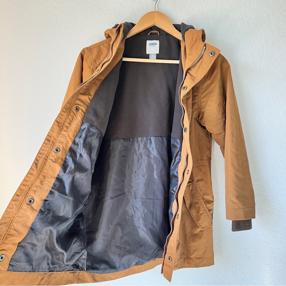 Old Navy Clean Parka Bourbon Brown Size Large 10-12 Gender Neutral/Unisex - Picture 5 of 11